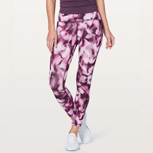 Lululemon Train Times 7/8 Pant 25" Blush Blossom Alpine White Candy Pink Size 8